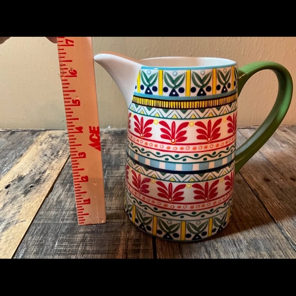 Potter’s Studio Brand  Holiday Pitcher with Vibrant Colors - Picture 7 of 7
